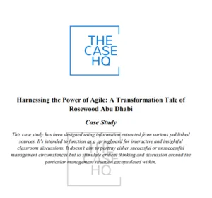 Harnessing the Power of Agile: A Transformation Tale of Rosewood Abu Dhabi