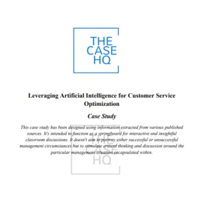 Leveraging Artificial Intelligence for Customer Service Optimization