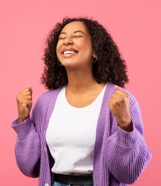 lovely african american woman making yes gesture 2022 12 16 09 17 37 utc 1