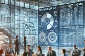 an image showing design for six sigma with qfd