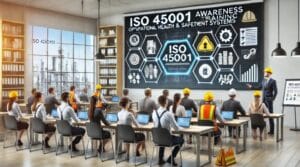 a class of iso 450001 that shows training employees