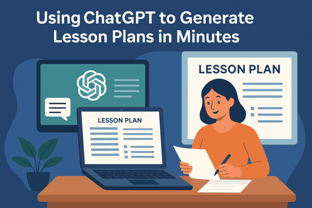 using ChatGPT to generate lesson plans in minutes