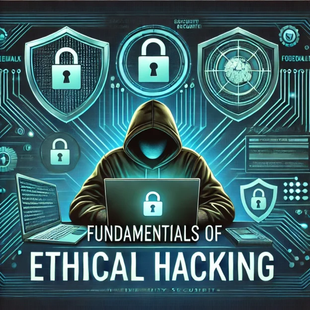 A-professional-and-modern-course-cover-image-for-Fundamentals-of-Ethical-Hacking.-The-design-should-feature-a-cybersecurity-theme-with-a-digital-hac