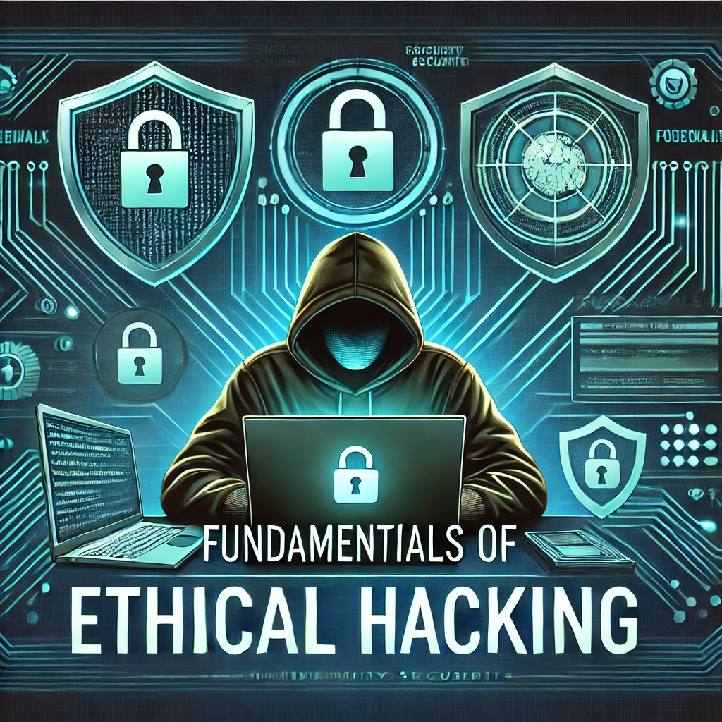A-professional-and-modern-course-cover-image-for-Fundamentals-of-Ethical-Hacking.-The-design-should-feature-a-cybersecurity-theme-with-a-digital-hac