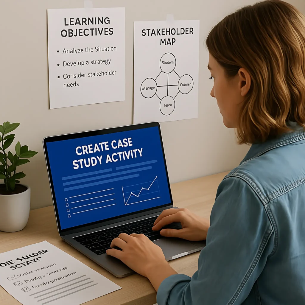 Case Studies in Online Courses