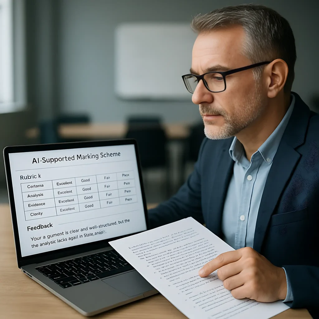 AI-Supported Marking Schemes