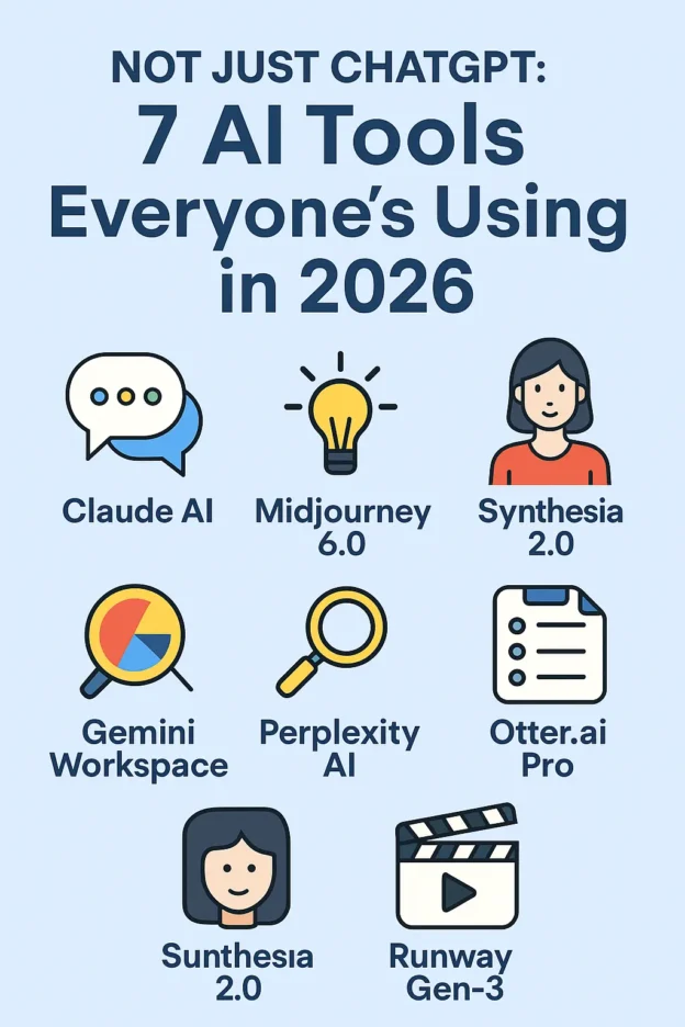 AI Tools: Not Just ChatGPT – 7 AI Tools Everyone’s Using in 2026 - The ...