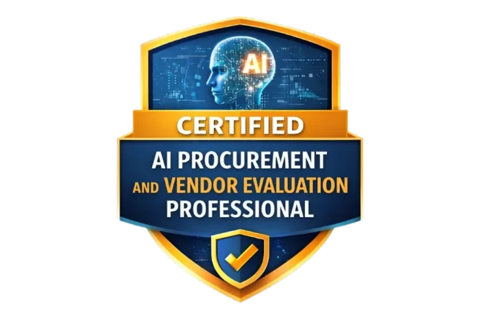 Certified AI Procurement and Vendor Evaluation Professional: The Essential Guide to Confident, Risk-Free AI Purchasing 2 certified_AI_procurement_course_badge