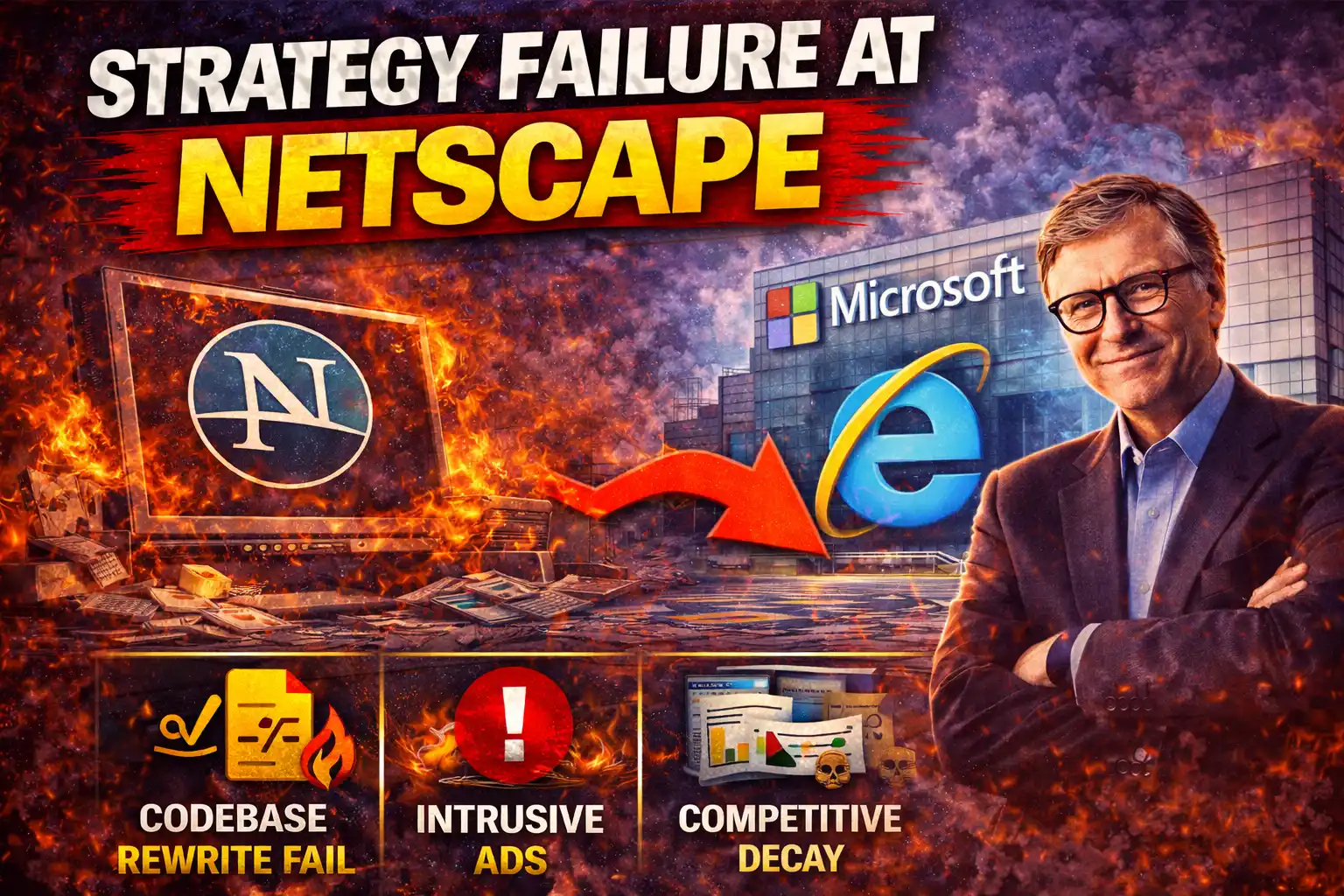 Why Netscape Lost the Front Door