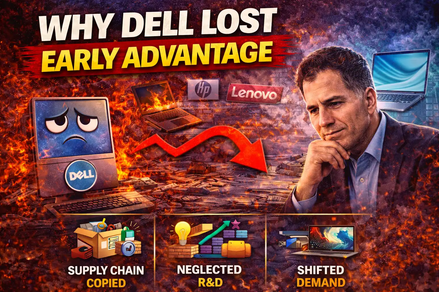The $Billion Beige Box: Why Dell Actually Lost the Crown 1 Why Dell Actually Lost t