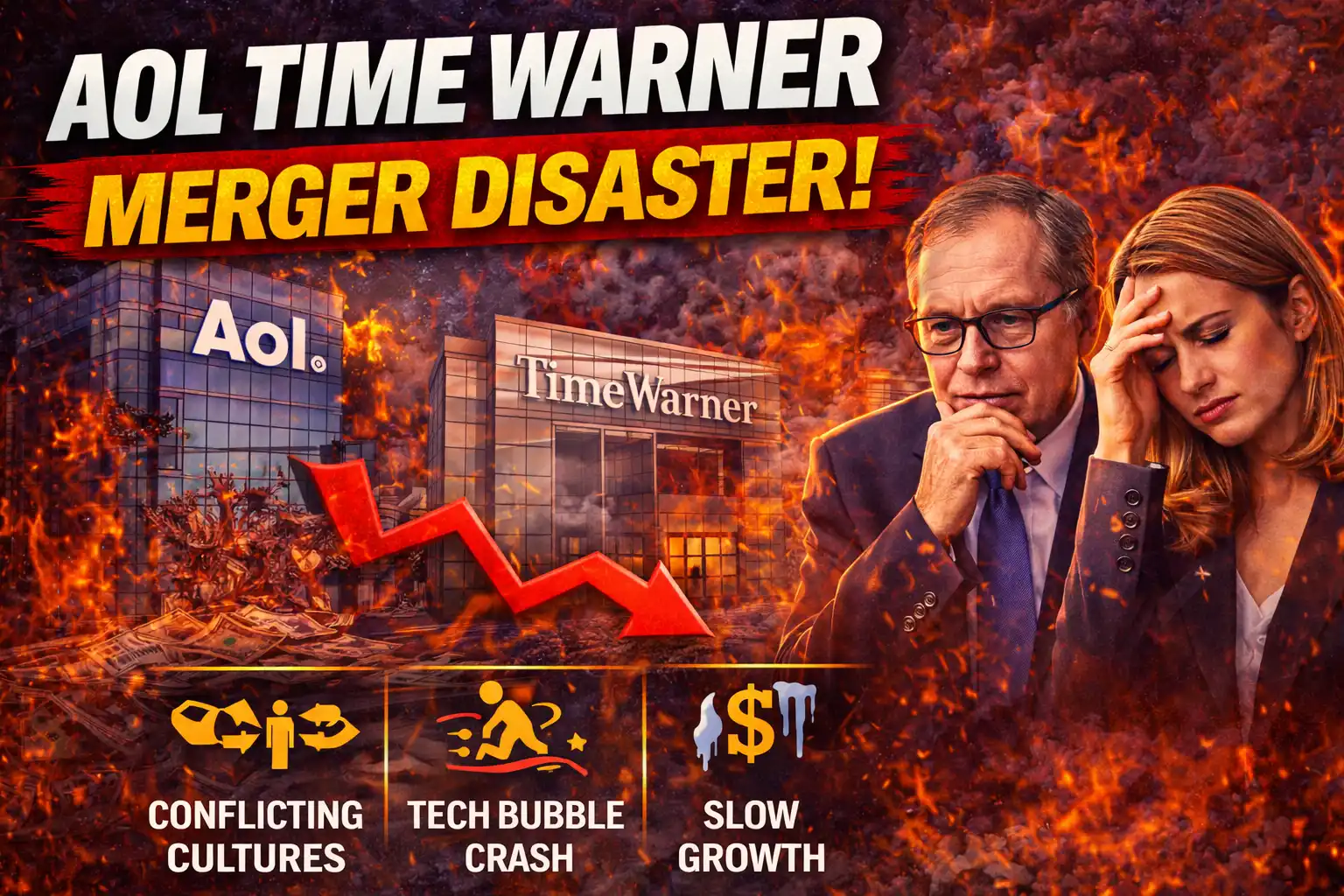The $100 Billion Mistake: Why AOL & Time Warner Was the Worst Merger in History 1 Worst Merger in History