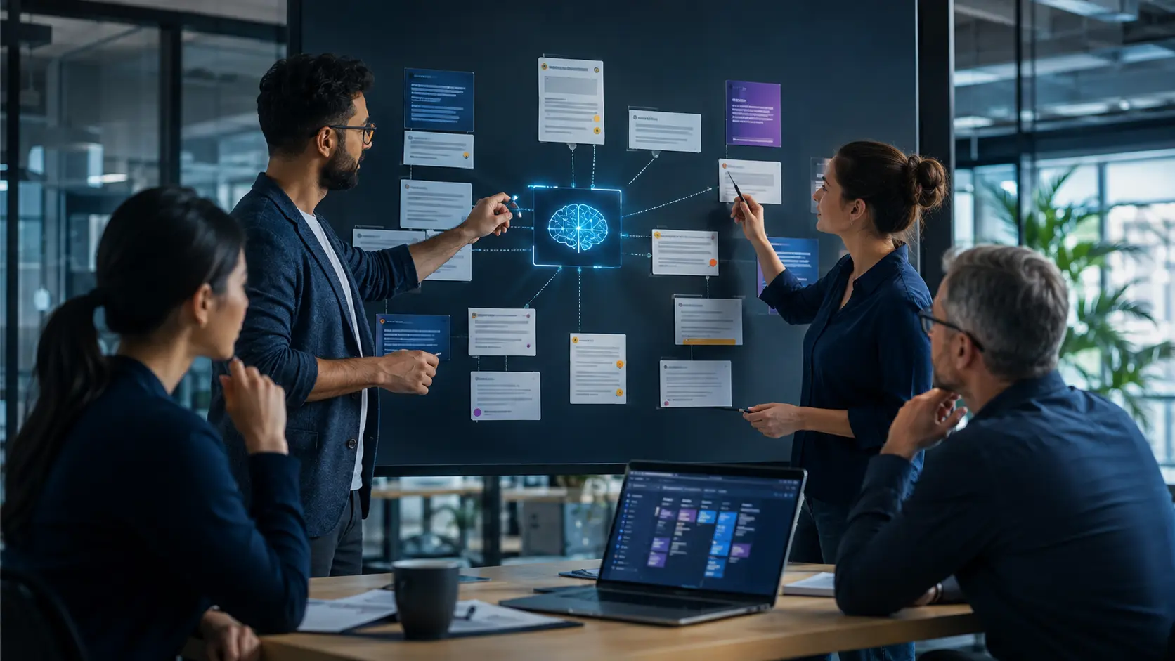 AI-Assisted Test Design: Generate More Tests Without Creating More Noise 1 Professional team applying the AI assisted test design framework in a realistic workplace decision setting