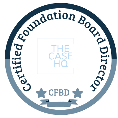 Certified Foundation Board Director (CFBD) 1 cfbd