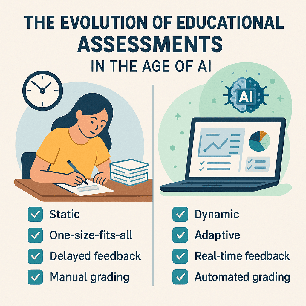 The Evolution of Educational Assessments in the Age of AI: A Game-Changing Shift in Learning 1 Educational assessments in the age of AI