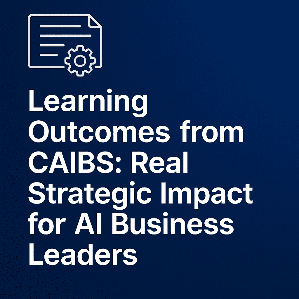 Strategic Impact for AI Business Leaders